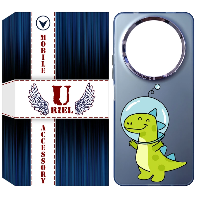 کاور یوریل مدل قاب SCL کد 62 طرح دایناسور فضانورد مناسب برای گوشی موبایل شیائومی Redmi A3 / Redmi A3X