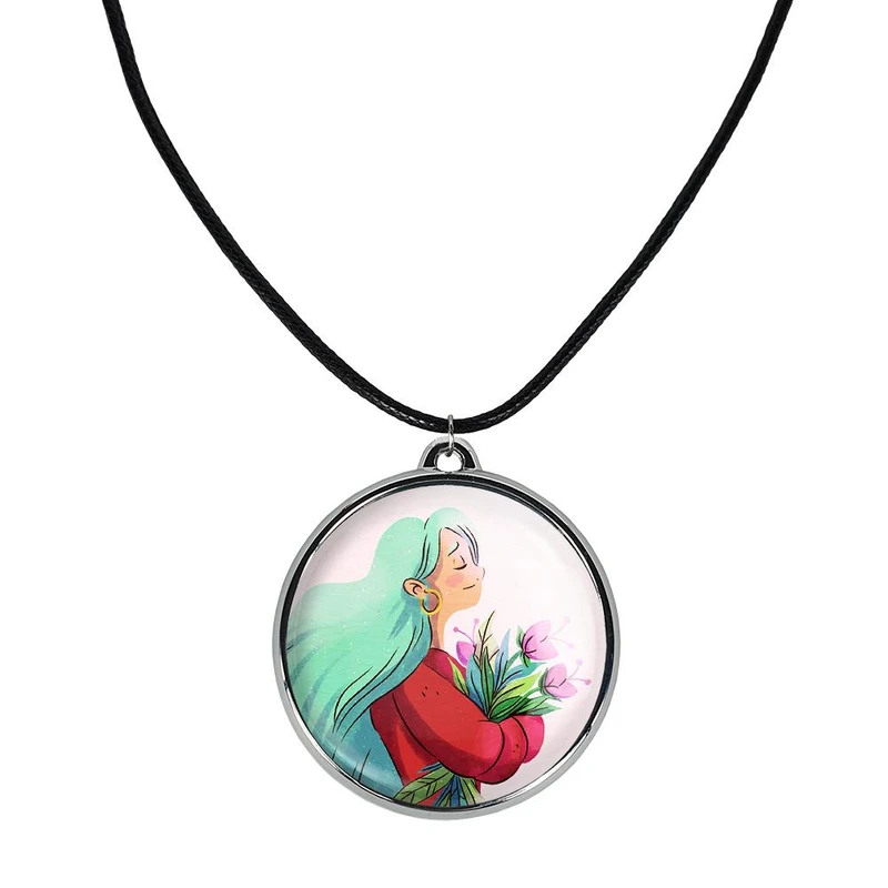 گردنبند خندالو مدل دختر قوی Girl Power کد 2895428955