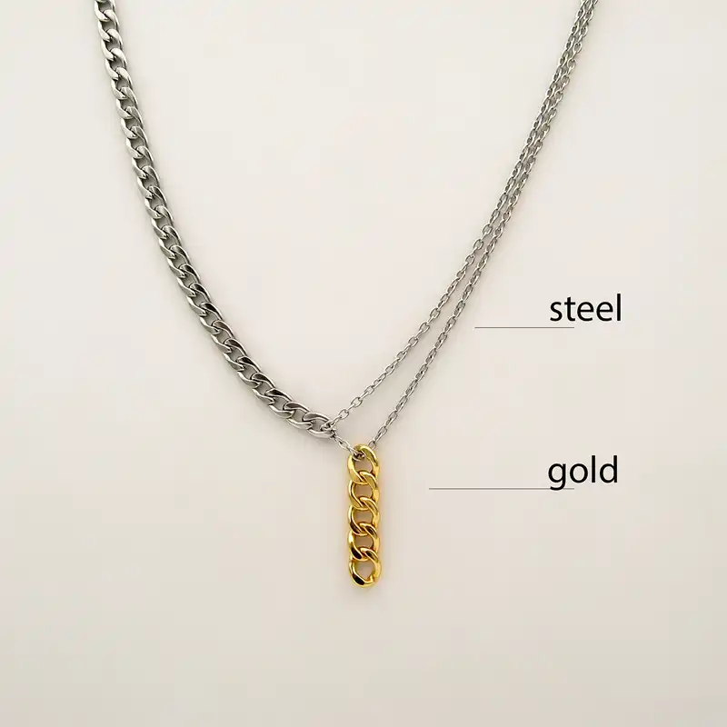 گردنبند طلا 18 عیار زنانه مانچو مدل sfg666