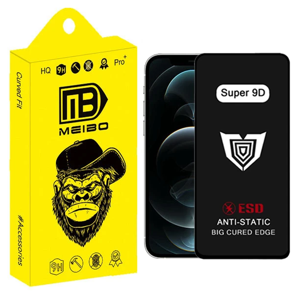 محافظ صفحه نمایش میبو مدل Super 9D مناسب برای گوشی موبایل اپل iPhone 12 Pro Max