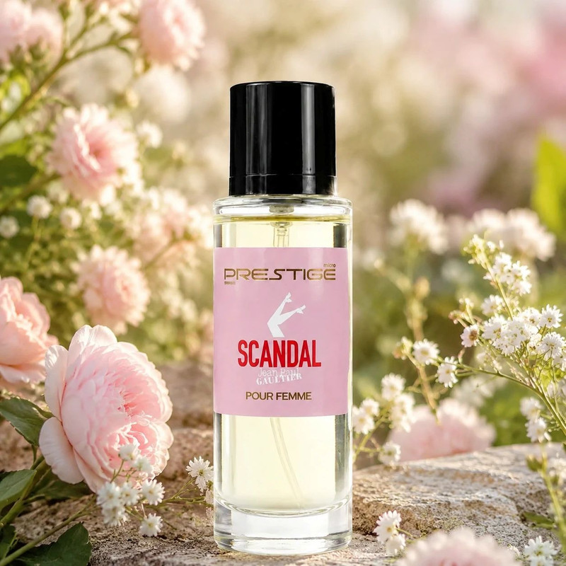عطر جیبی زنانه نیو پرستیژ کالر مدل SCANDAL Jean Paul GAULTIER با رایحه گرم و شیرین حجم 35 میلی‌لیتر