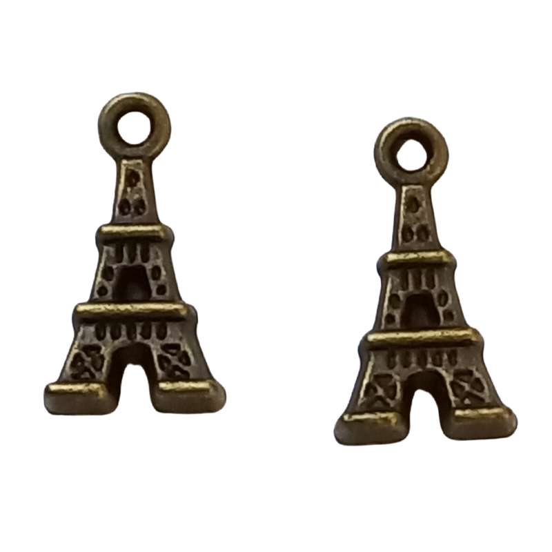 آویز دستبند طرح برج ایفل بسته 2 عددی