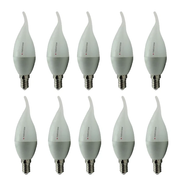 لامپ 7 وات نمانور مدل C37-Tailed پایه E14 بسته 10 عددی