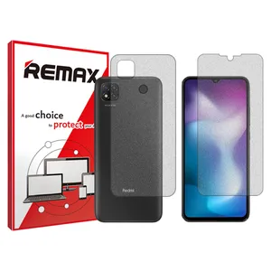 Remax Resistant model matte screen protector suitable for Xiaomi Redmi 9 Activ mobile phones along with phone back protector