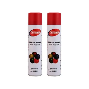 اسپری رنگ قرمز آتشی کاسپین مدل cas2 حجم 300 میلی لیتر مجموعه 2 عددی