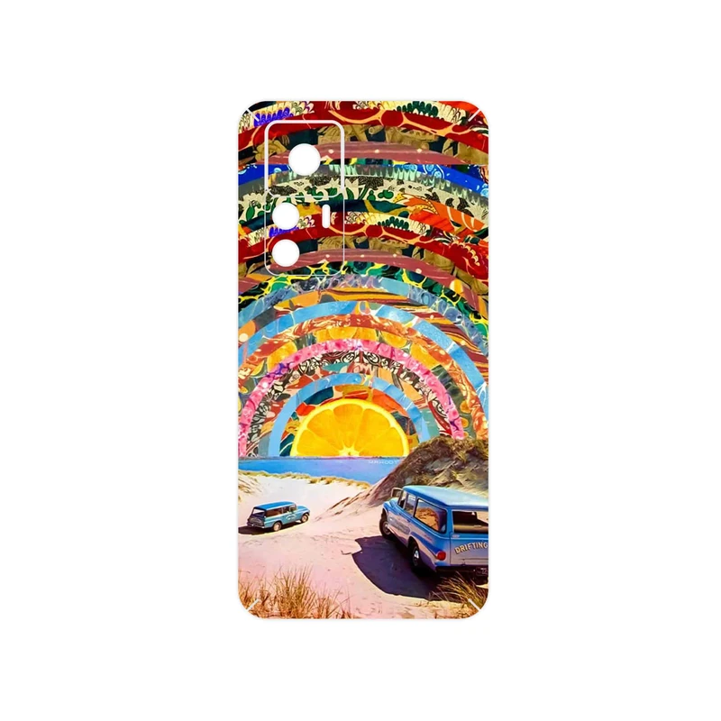 برچسب پوششی ماهوت مدل Collage of Orange Sky مناسب برای گوشی موبایل شیائومی 12T Pro