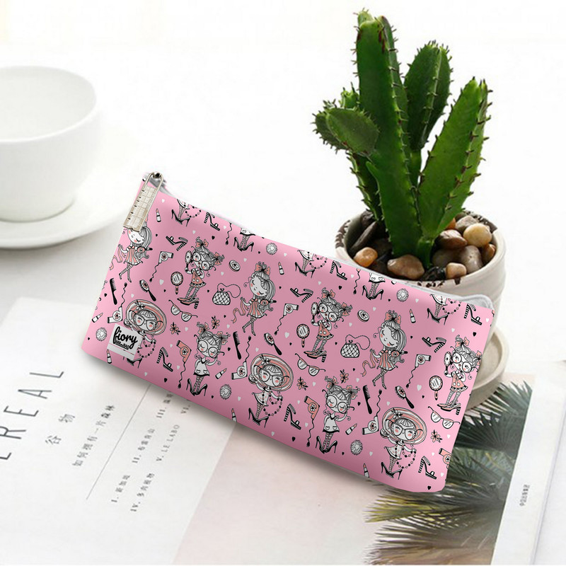 جامدادی مستر راد مدل دختر کیوت طرح میکاپ کد fiory 2029