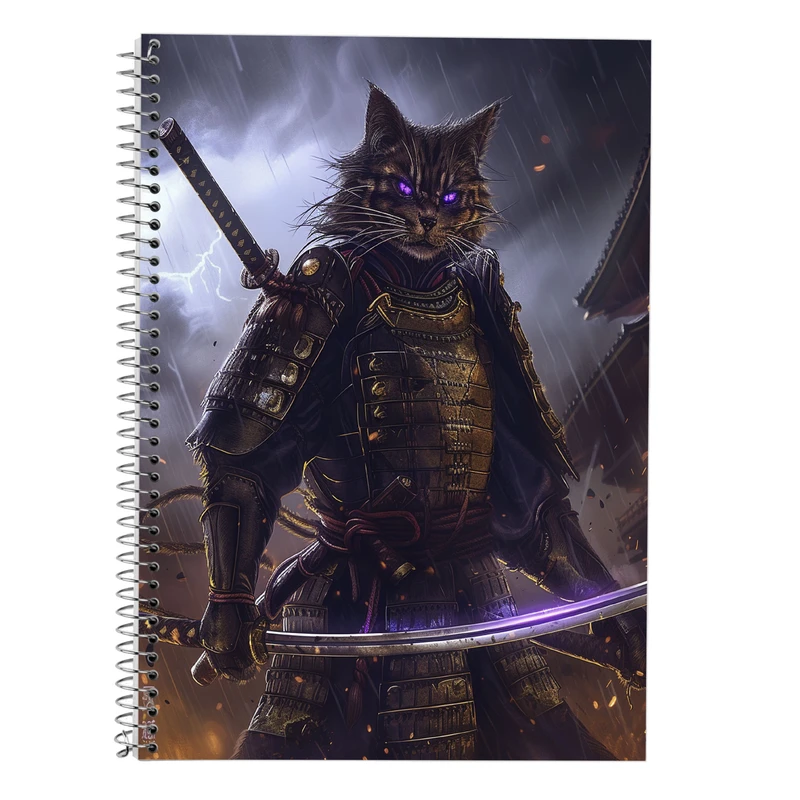 دفتر زبان 50 برگ مدوپد مدل سه خط طرح حیوانات جنگجو کد DF14939