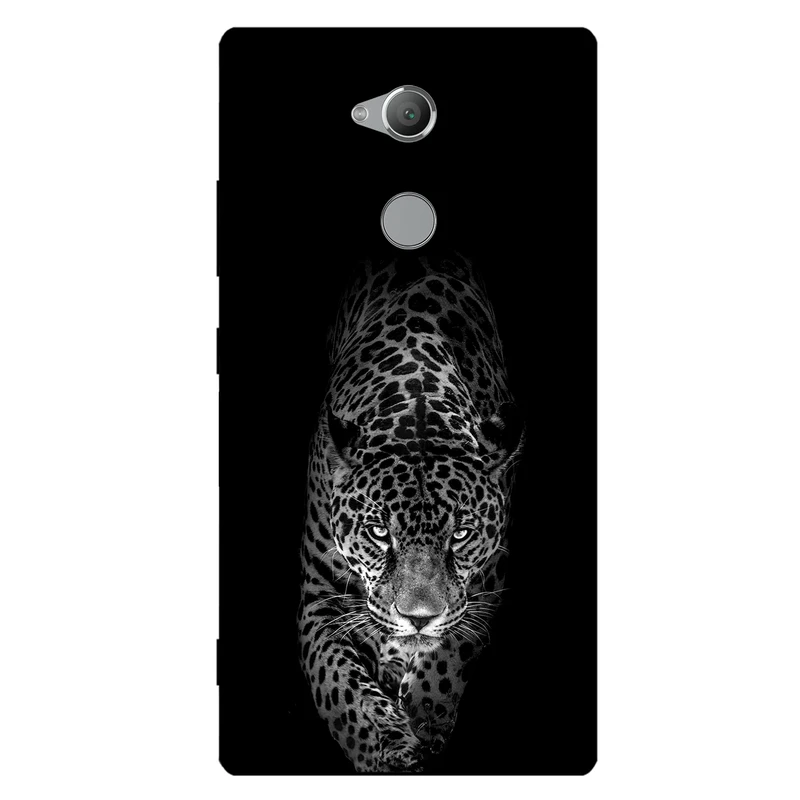 کاور مگافون طرح پلنگ مدل 1879 مناسب برای گوشی موبایل سونی Xperia L2 