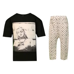 ست تیشرت و شلوارک دخترانه مدل بیلی کد 12