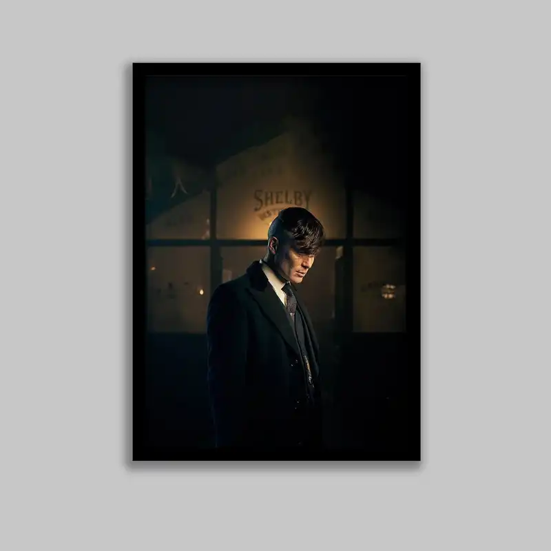 تابلو مدل تامی شلبی سریال پیکی بلایندرز Peaky Blinders کد LA-G10552-2