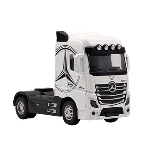 ماشین بازی ناب سل مدل تریلی بنز طرح Actros موزیکال عقب کش