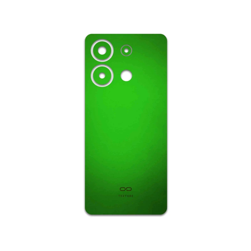 برچسب پوششی ماهوت مدل Metallic-Green مناسب برای گوشی موبایل شیائومی Redmi Note 13 4G