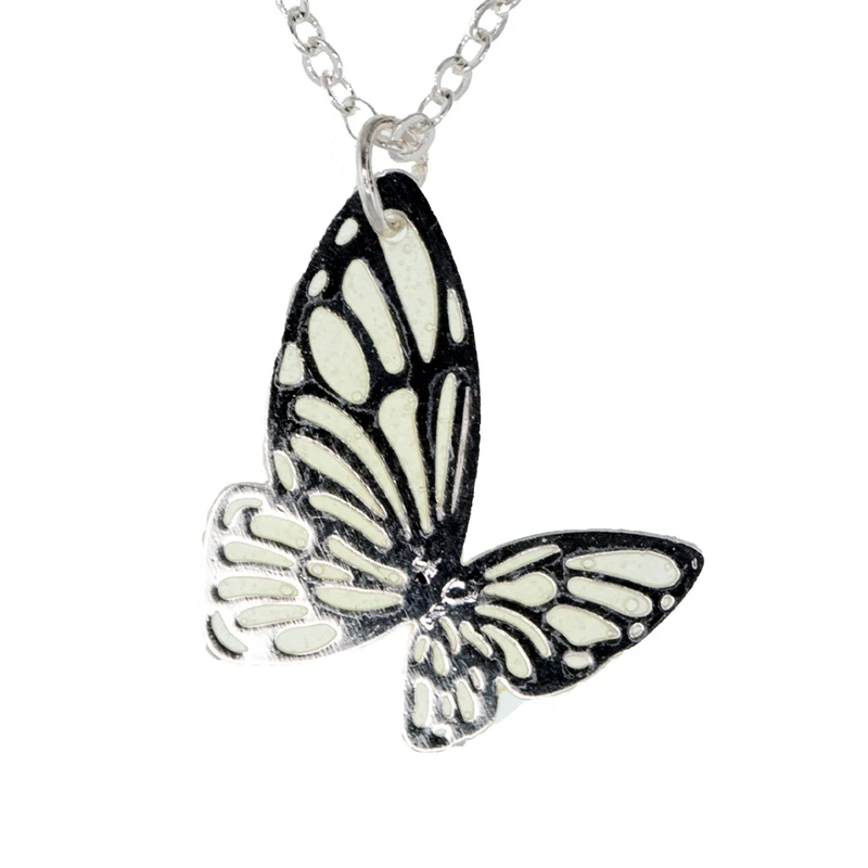 گردنبند زنانه برانت طرح شبتاب پروانه