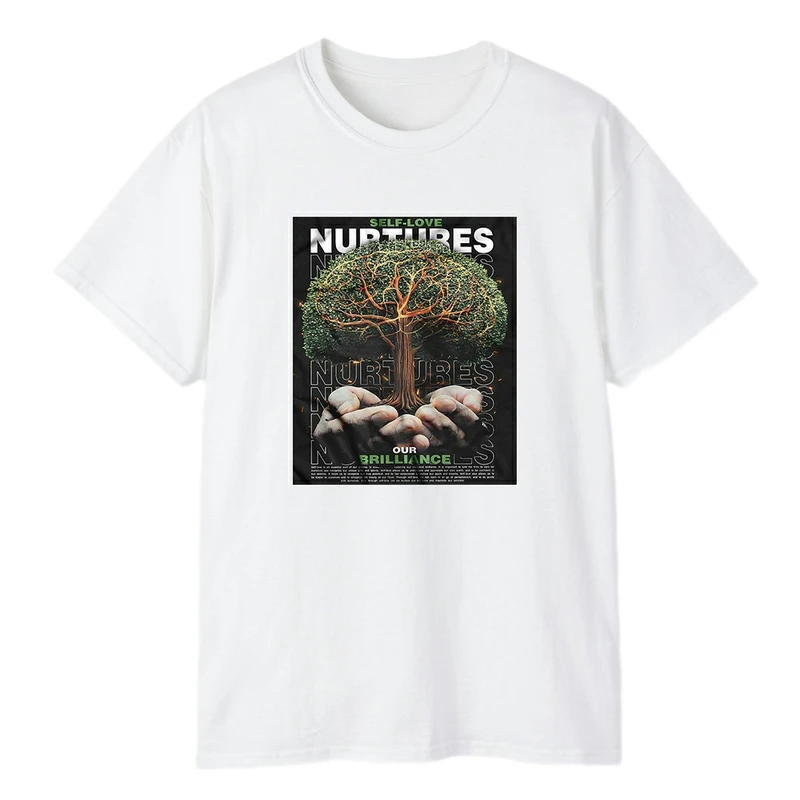 تی شرت آستین کوتاه مردانه مدل کلاسیک طرح طبیعت کد 0138