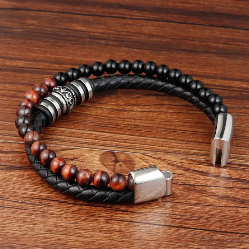 دستبند مردانه مدل magnetic کد 02