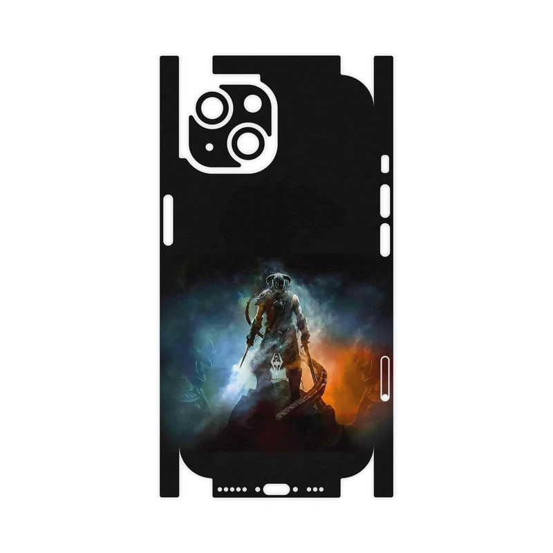 برچسب پوششی ماهوت مدل Skyrim Game Series-FullSkin مناسب برای گوشی موبایل اپل iPhone 15