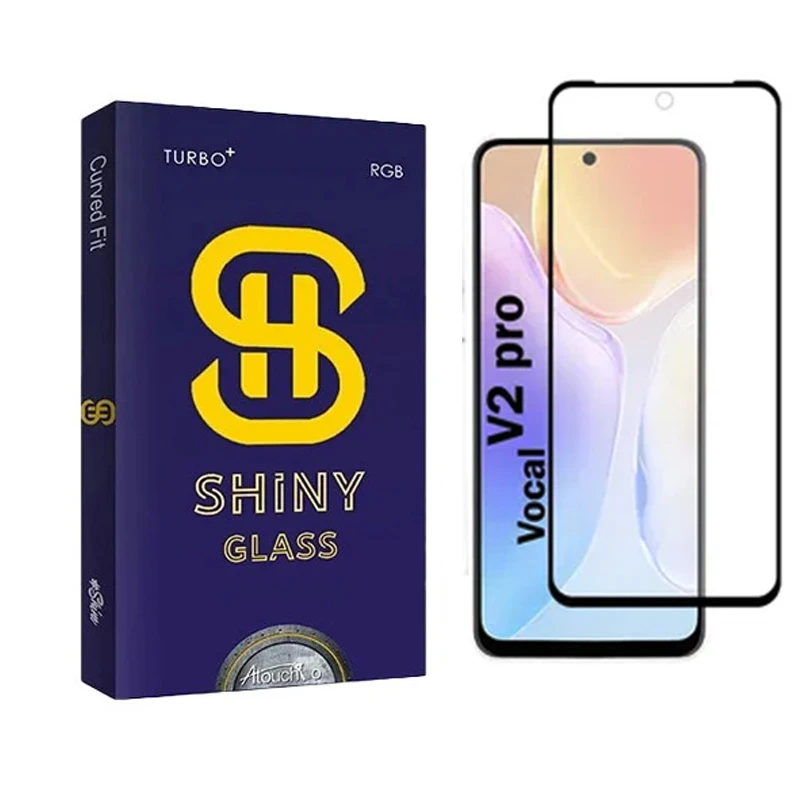 محافظ صفحه نمایش شیشه ای آتوچبو مدل FULL-AT مناسب برای گوشی موبایل وکال V2 Pro