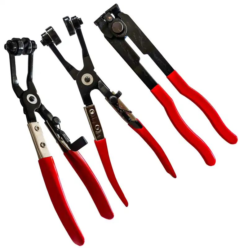 انبر بست شلنگ رادیاتور مدل TVR - 52064 سایز 8 اینچ مجموعه 3 عددی