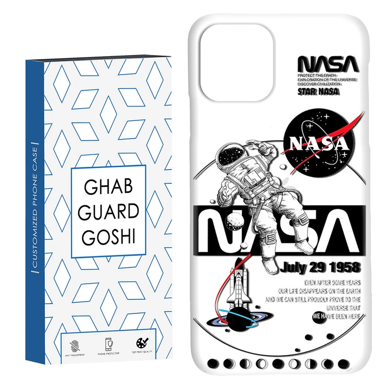 کاور قاب گارد گوشی طرح ناسا کد Dimo-555 مناسب برای گوشی موبایل اپل  IPHONE 11 PRO MAX
