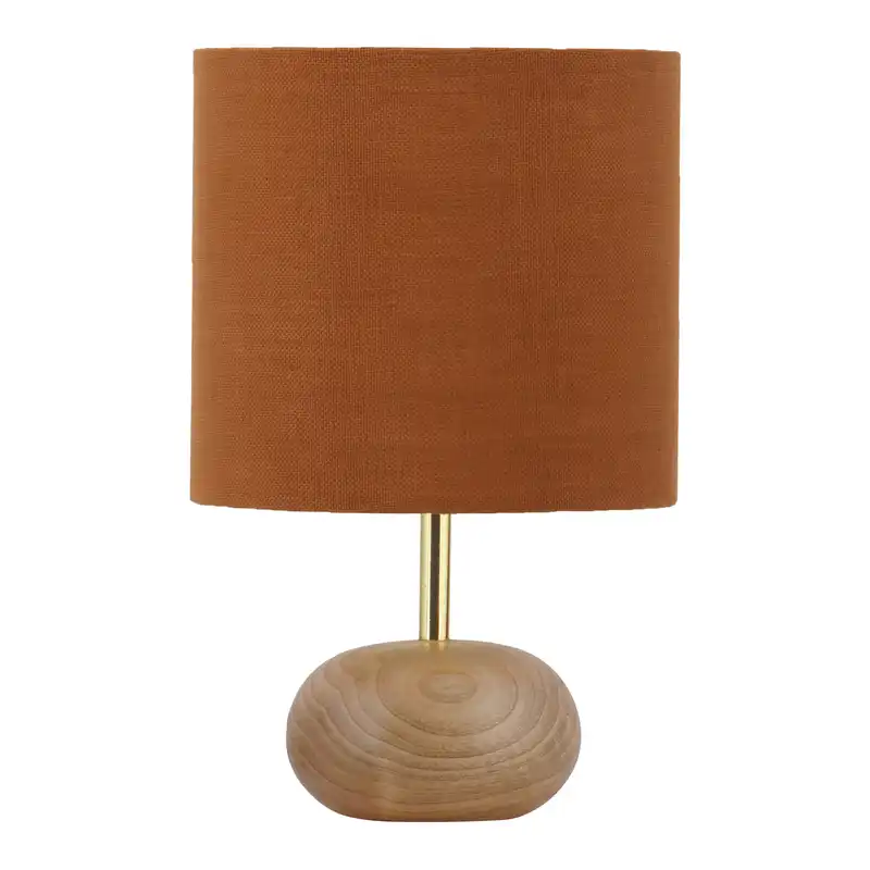 آباژور رومیزی مدل چوبی عدسی کد 53