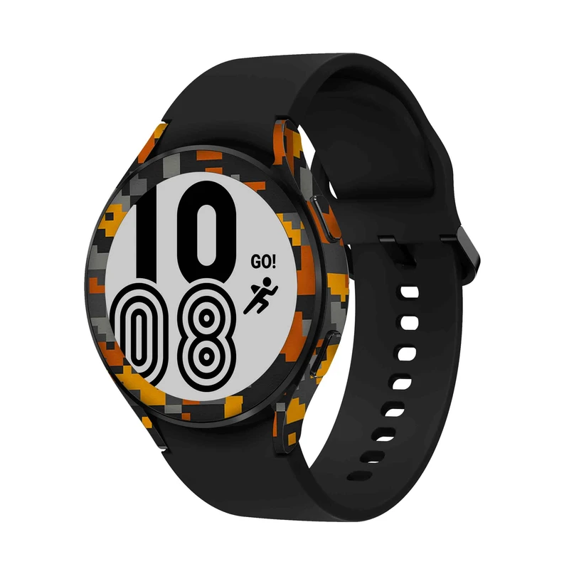  برچسب ماهوت طرح Army-Autumn-pixel مناسب برای ساعت هوشمند سامسونگ Watch4 44mm