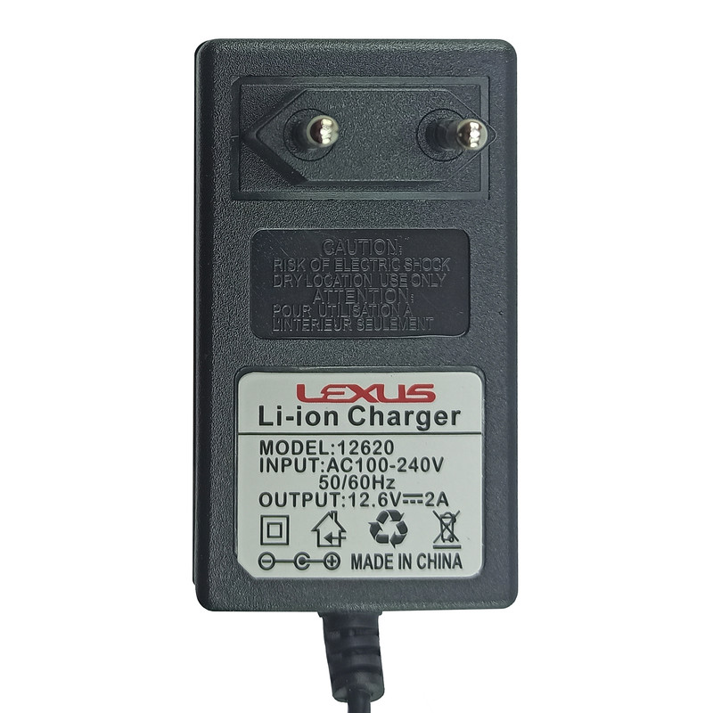 شارژر باتری 12.6 ولت 2 آمپر لکسوس مدل 12620 شارژر باتری 12.6 ولت 2 آمپر لکسوس مدل 12620
