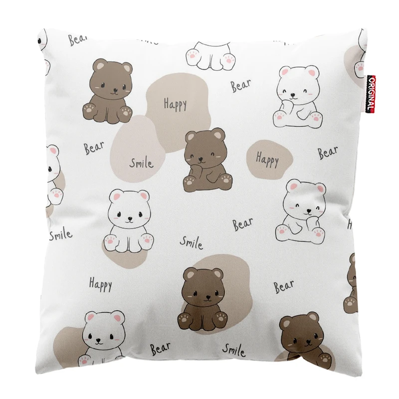   کوسن پاد آفرین طرح کارتونی بچگانه کد 4856 سایز 30*30 سانتی متر