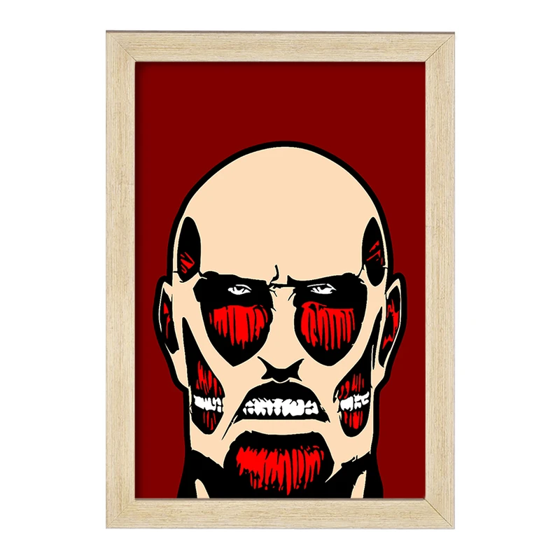 تابلو خندالو مدل تایتان غول آسا انیمه اتک آن تایتان Attack on Titan  کد 10977