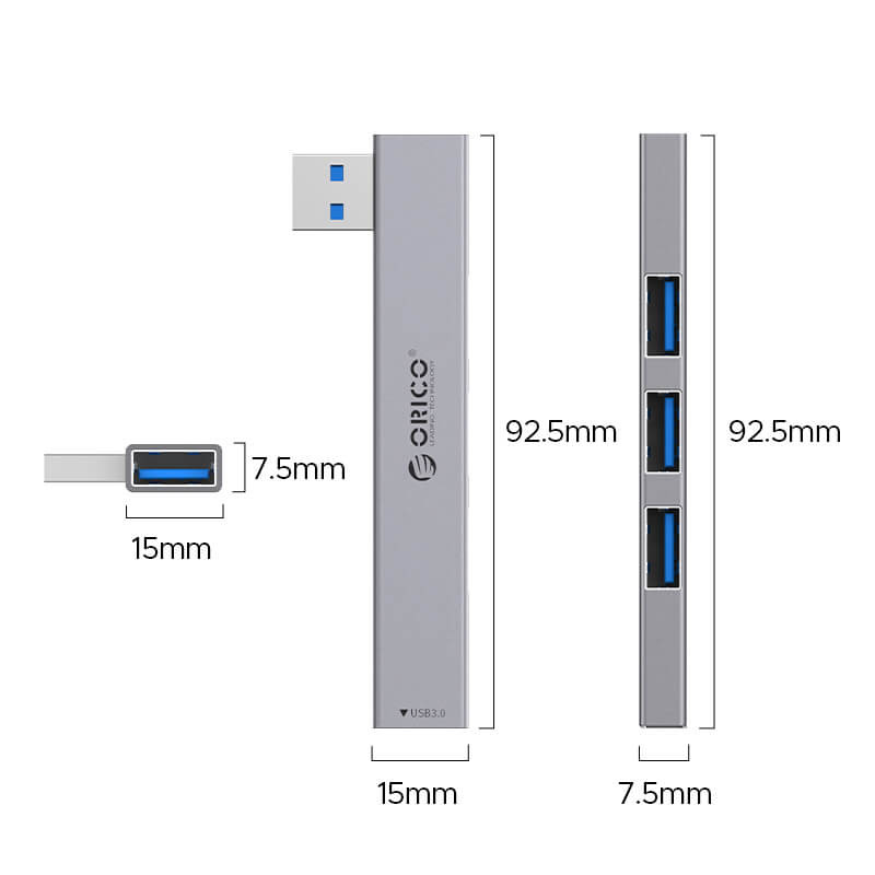 هاب 4 پورت USB3.0 اوریکو مدل YSZ1-U3