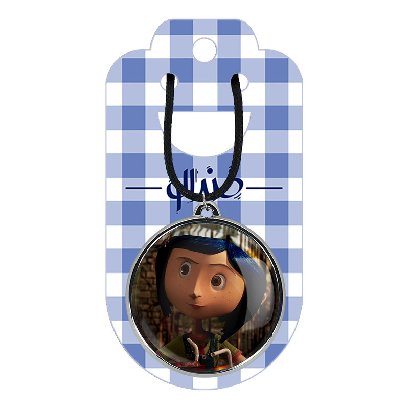 گردنبند خندالو مدل کورالاین Coraline کد 2077320765 گردنبند خندالو مدل کورالاین Coraline کد 2077320765