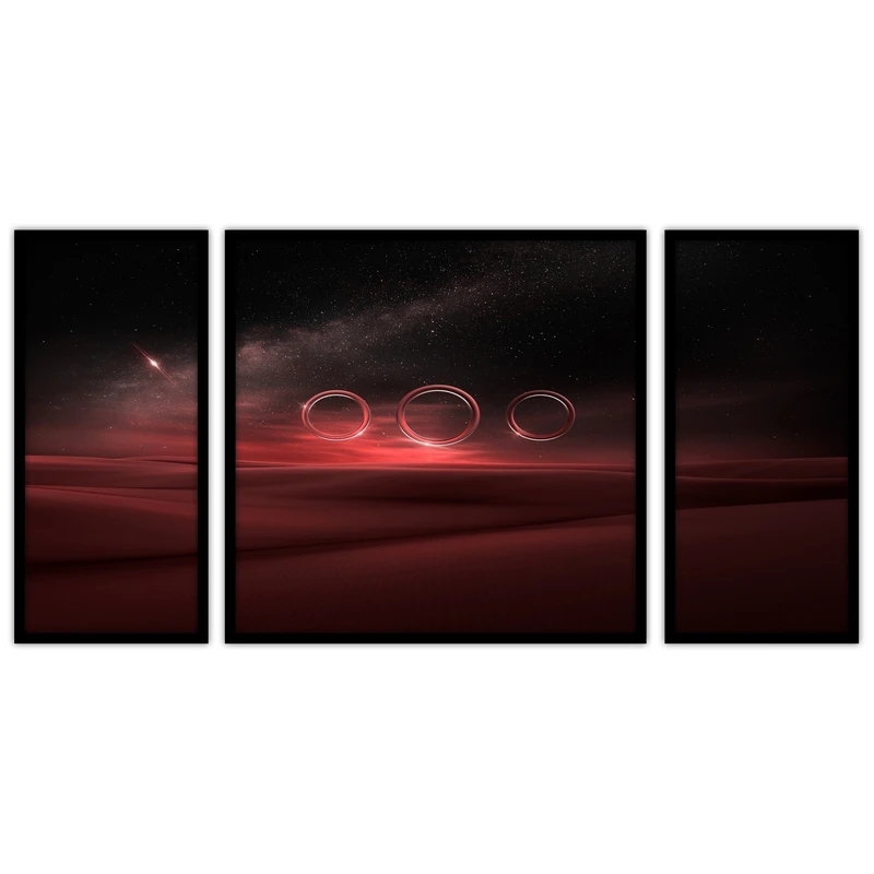 تابلو بکلیت طرح مدرن و دکوراتیو مدل B-bu3598 مجموعه 3 عددی