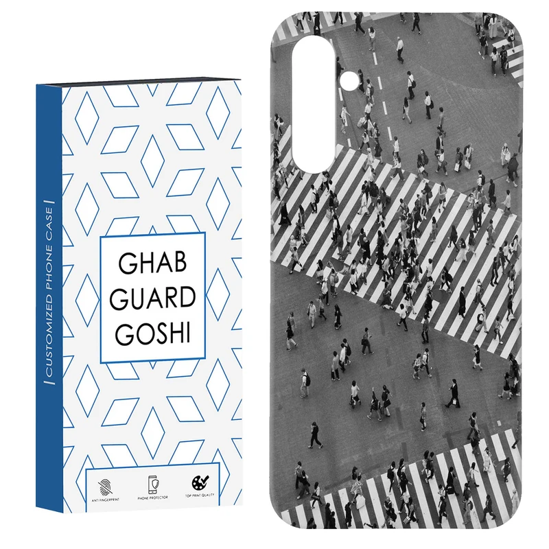 کاور قاب گارد گوشی طرح خیابون شلوغ کد Dimo-733 مناسب برای گوشی موبایل سامسونگ Galaxy S23 Fe