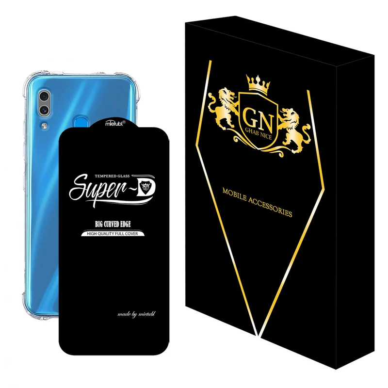 کاور قاب نایس مدل 2SDJ مناسب برای گوشی موبایل سامسونگ Galaxy A20s به همراه محافظ صفحه نمایش