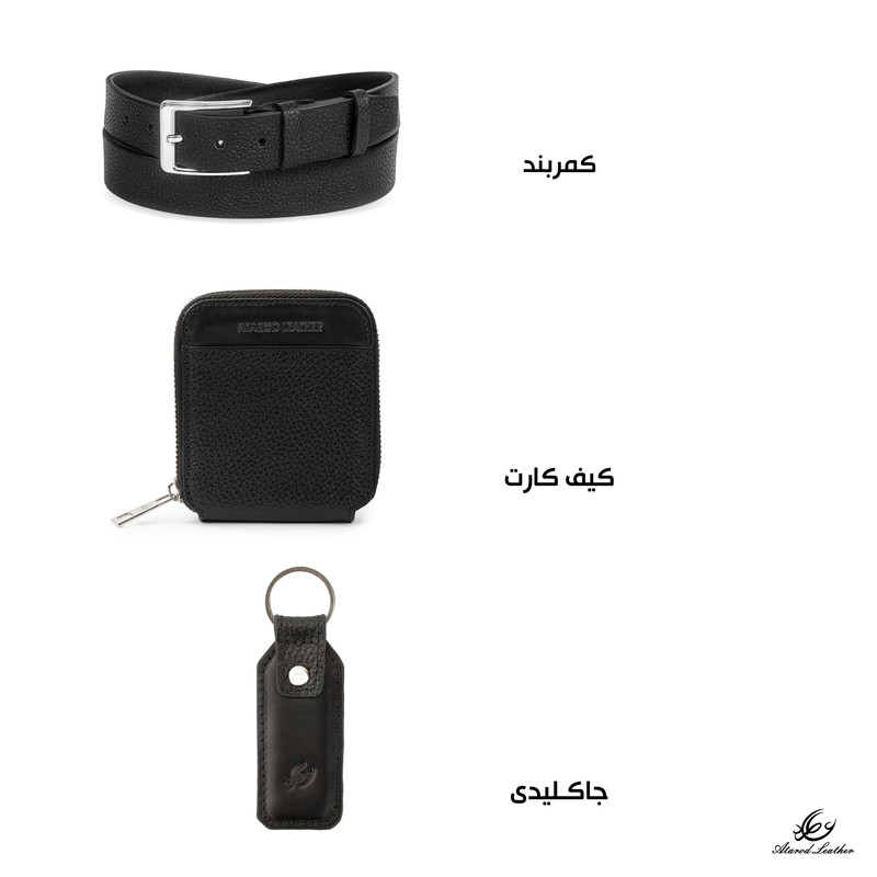 ست هدیه چرم عطارد مدل چرم طبیعی کد A136