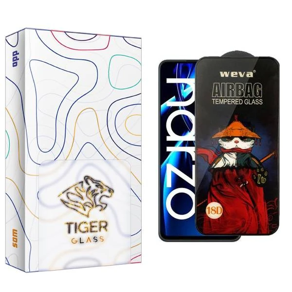 محافظ صفحه نمایش تایگر گلس مدل APL2 Airbag مناسب برای گوشی موبایل ریلمی Narzo N55