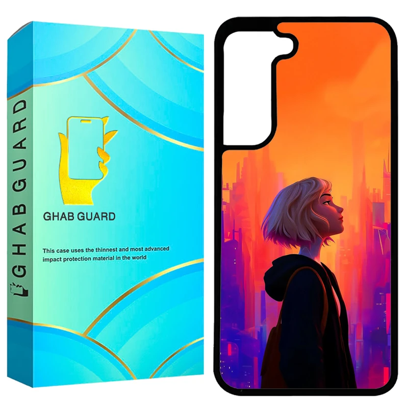 کاور قاب گارد طرح دختر مدل GCHPA21F مناسب برای گوشی موبایل سامسونگ Galaxy S21 FE 5G