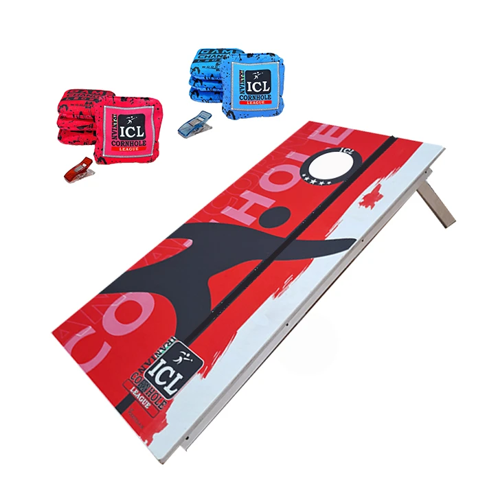 برد کورن هول مدل آدمک به همراه 8 عدد بالشتک