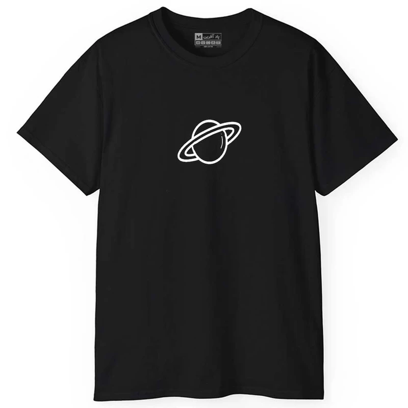 تی شرت آستین کوتاه مردانه پاد آفرین مدل سیاره کهکشانی کد 0108