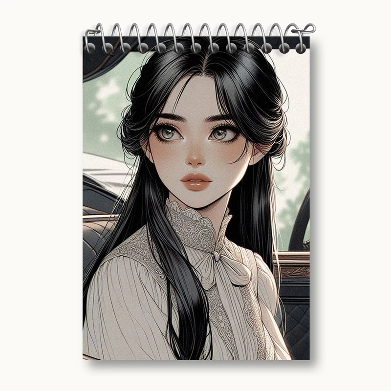 دفتر یادداشت 50 برگ خندالو طرح دخترانه کد N2132