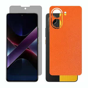 Glass Together model privacy screen protector suitable for Xiaomi Poco X7 Pro mobile phone with back cover sticker