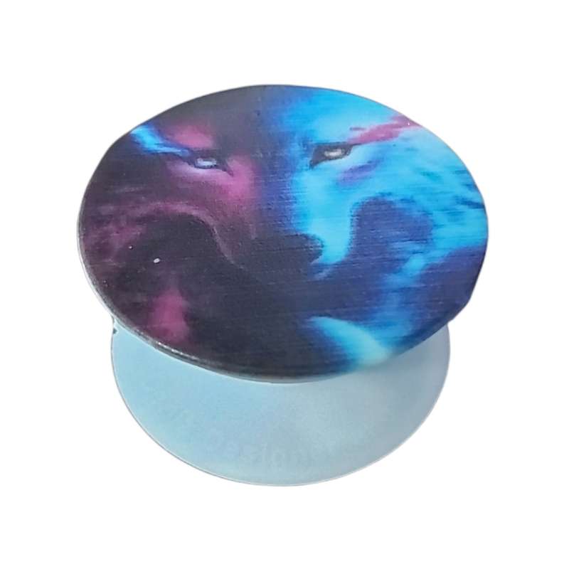 پایه نگهدارنده گوشی موبایل و تبلت پاپ سوکت طرح گرگ مدل Wolf