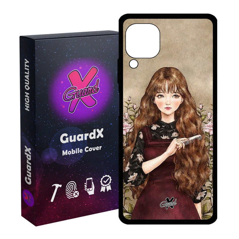 کاور گارد ایکس طرح دختر مدل Glass10246 مناسب برای گوشی موبایل هوآوی Nova 7i / Nova 6 SE / P40 Lite