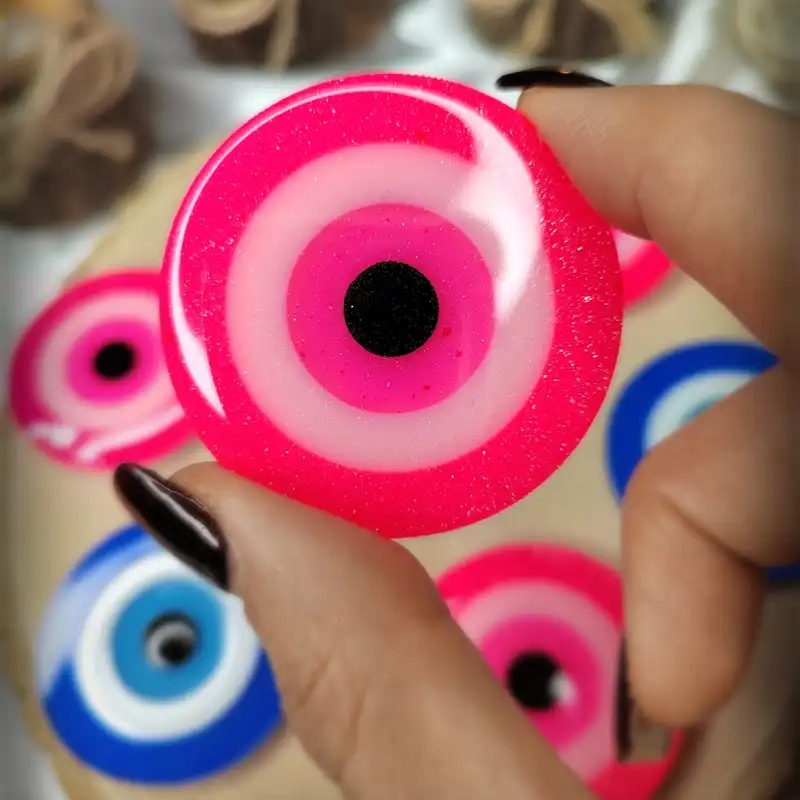 جاکلیدی رزینی طرح چشم و نظر