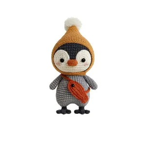 عروسک بافتنی مدل پنگوئن 
