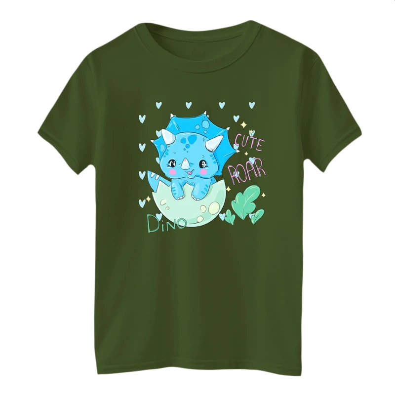 تی شرت آستین کوتاه بچگانه مدل دایناسور کد 3