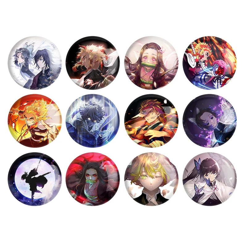 پیکسل خندالو مدل انیمه شیطان کش کد 456 مجموعه 12 عددی