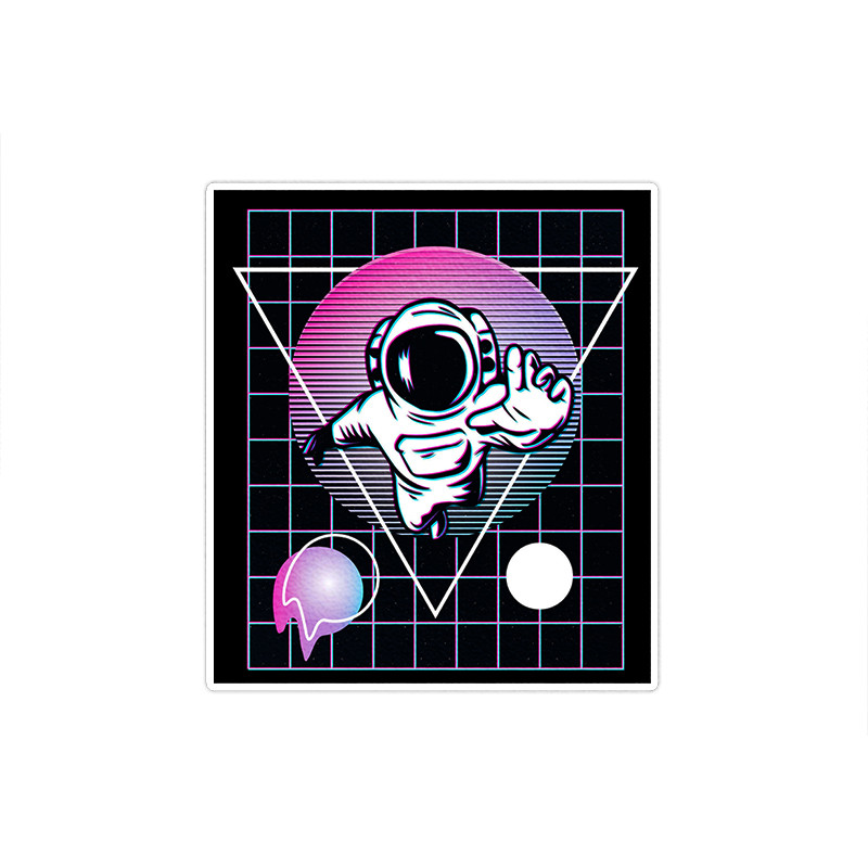 استیکر تزئینی موبایل و تبلت ماسا دیزاین مدل stkv081 طرح فضانورد