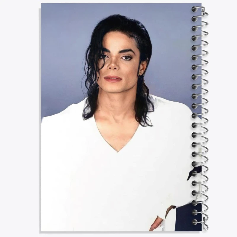 دفتر شطرنجی 50 برگ خندالو طرح مایکل جکسون Michael Jackson کد 19236