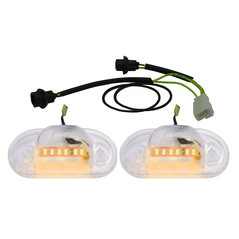 چراغ پلاک اس ام دی بیلگین مدل Y-2 بسته 2 عددی مناسب برای پراید 